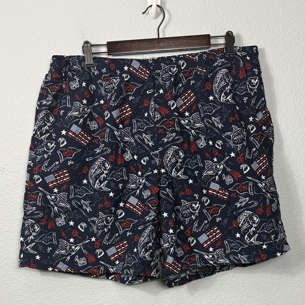 Columbia Men's Americana Print Swim Shorts
